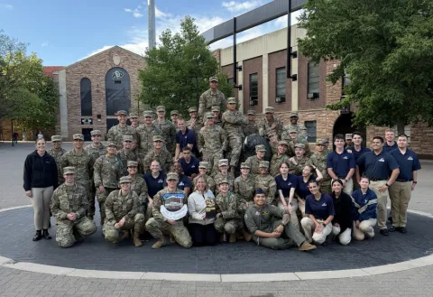 UCCS Air Force ROTC at the CU Stadium
