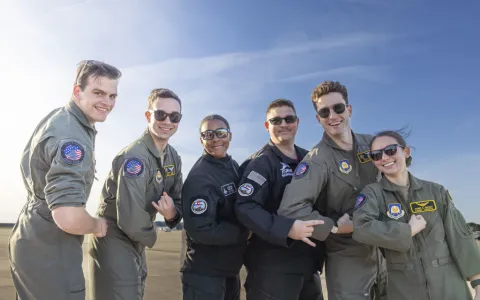 Group Photo of the AFROTC Demo Team