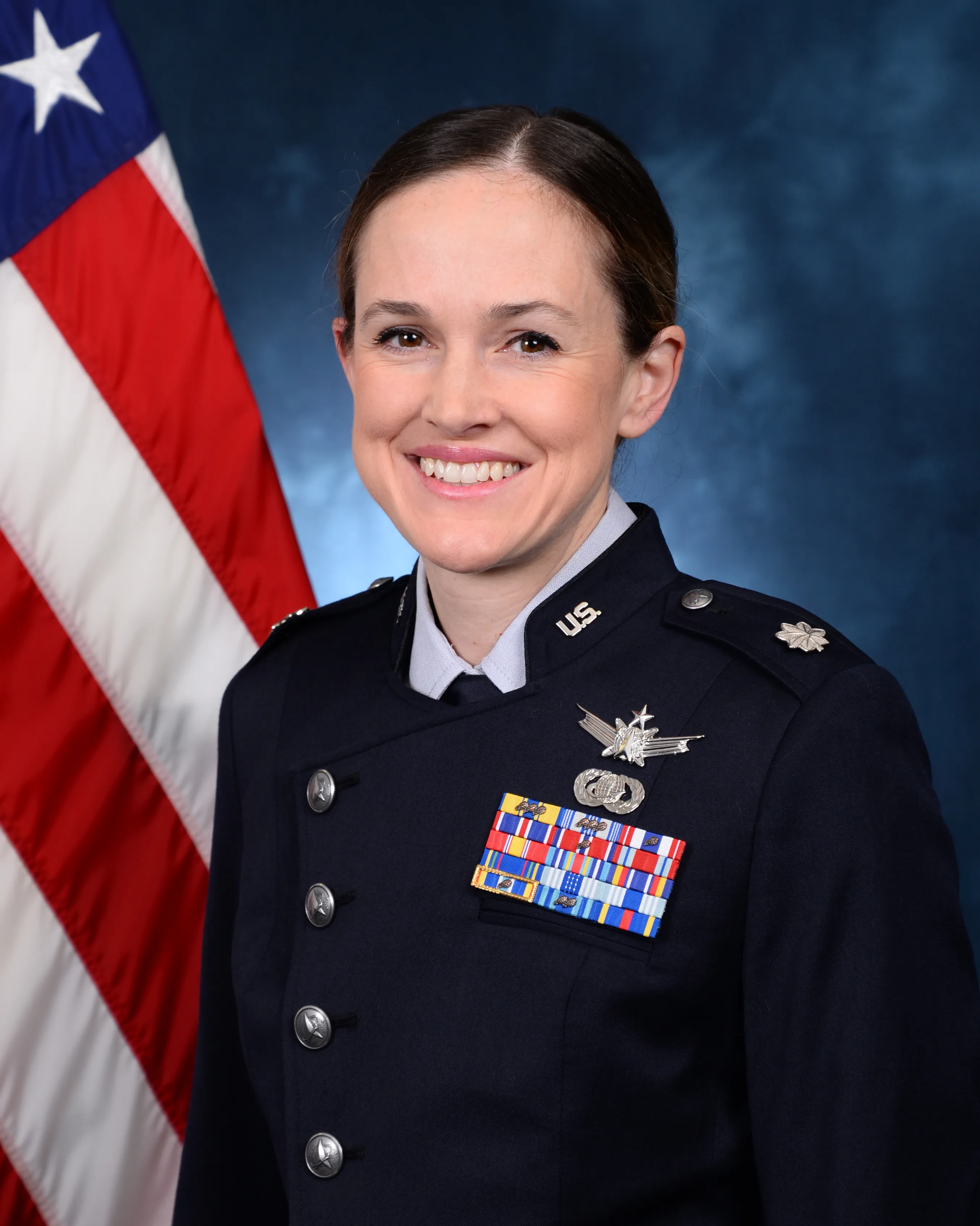 headshot of Lt Col Lucia White